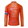 Heren Nederlands elftal Agu lange mouwen wielershirt 2024