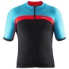 Heren Craft Velo wielershirt - Zwart, Rood, Blauw