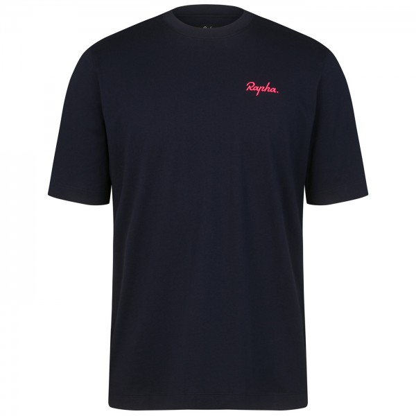 Heren Fietskleding T-shirt Rapha Logo - Blauw