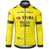 Heren Fietskleding Agu Team Visma Lease a Bike 2024 shirt met lange mouwen