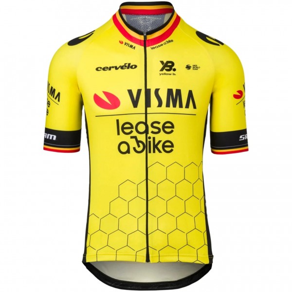 Heren Fietskleding Team Visma Lease a Bike 2025 shirt - Wout Van Aert