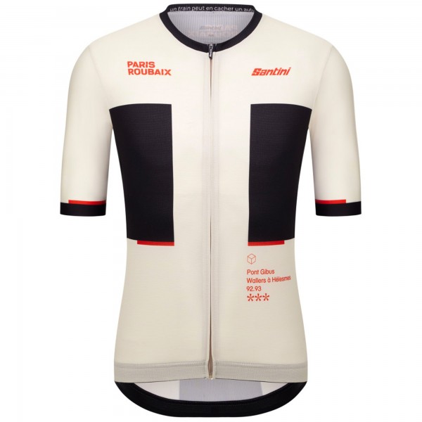 Heren Fietskleding Santini Parijs-Roubaix 2025 Shirt Heren Fietskleding Santini Parijs-Roubaix 2025 Shirt