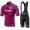Giro D'Italia 2019 CICLAMINO Fietskleding Set Wielershirt Korte Mouw+Korte Fietsbroeken Bib