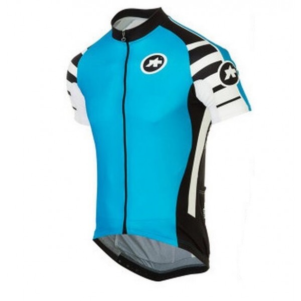 2016 ASSOS Wielershirt Korte Mouw Blauw