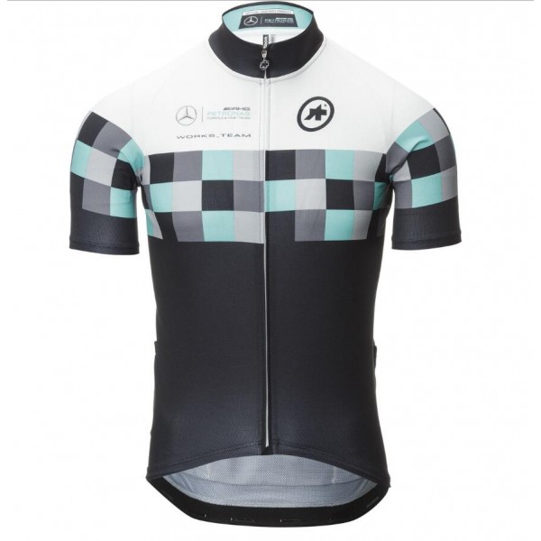 2016-2017 ASSOS WorksTeam Wielershirt Met Korte Mouwen