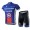 2015 Garmin Cannondale Fietskleding Wielershirt Korte Mouwen+Fietsbroek Korte Blauw