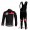 Castelli 3T Fietskleding Set Wielershirts Lange Mouw+Lange Fietsbroeken Bib Zwart