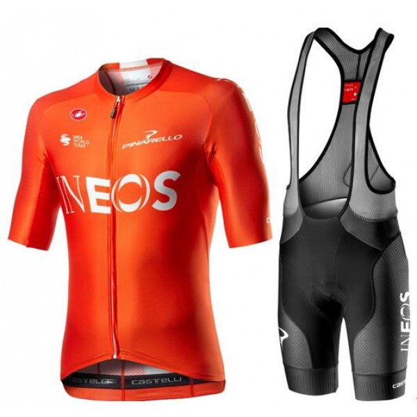 Wielerkleding Profteams 2020 TEAM INEOS Aero Set Training Edition AERO RACE 6.0 Wielershirt Met Korte Mouwen+FREE AERO R