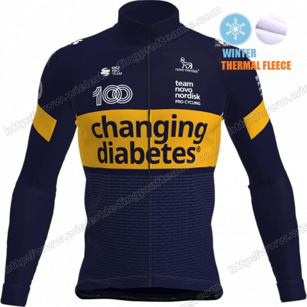 Winter Fleece Novo Nordisk Pro Team 2021 Wielershirts Lange Mouwen ZTRSP Winter Fleece Novo Nordisk Pro Team 2021 Wielershirts Lange Mouwen ZTRSP