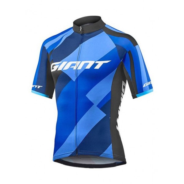 2018 Giant Elevate Blauw Wielershirt Korte Mouw