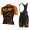 ALE SOLID Cracle Orange Fietskleding Set Wielershirt Korte Mouwen+Korte Fietsbroeken Bib