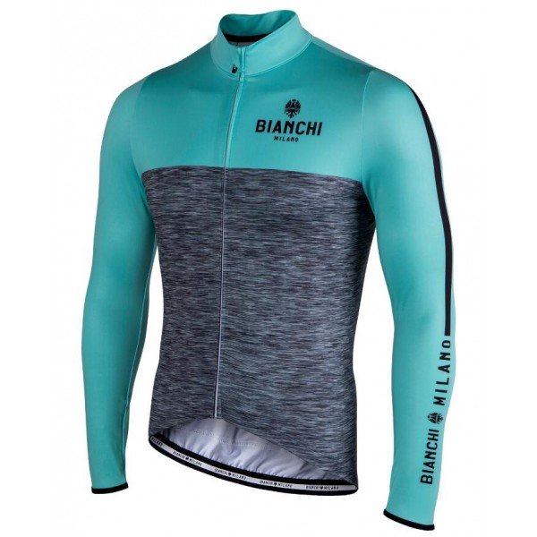 BIANCHI MILANO Chienes Celeste Wielershirt Lange Mouw