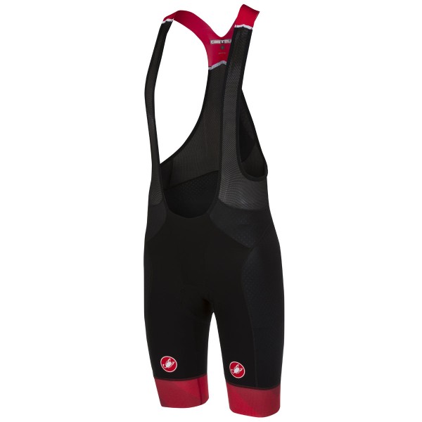 Castelli Free Aero Race Kit Version Rood Korte Fietsbroeken Bib