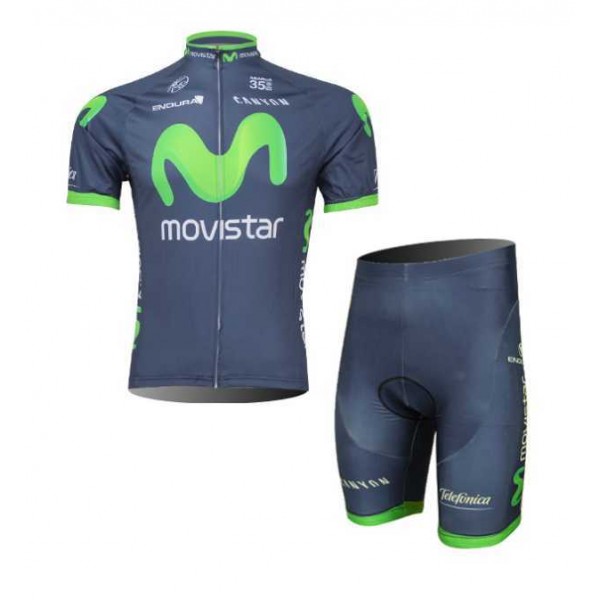 Movistar Teams 2014 Wielerkleding Set Set Wielershirts Korte Mouw+Fietsbroek Movistar Teams 2014 Wielerkleding Set Set Wielershirts Korte Mouw+Fietsbroek