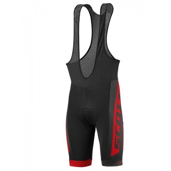 2016-2017 Scott RC Wielershirt Korte Fietsbroeken Bib Rood